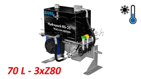 HYDRAULICKÁ SADA TRAKTORA S KAPACITOU 70L PRÚD 53L/ MIN 3XZ80 - S OLEJOVÝM CHLADIČOM