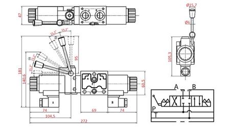 VALVĂ HIDRAULICĂ MANUALĂ ȘI ELECTROMAGNETICĂ YEAT-ASAMBLARE 12V N1