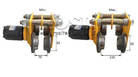 ELEKTRISK DRIFT FOR INDUSTRIELL LIFTVOGN DWI 0.5 T