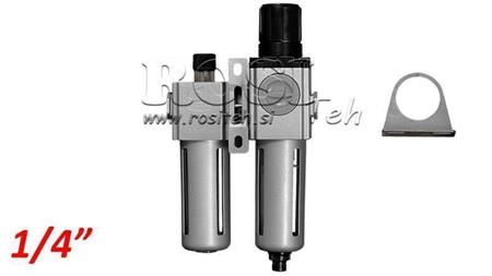 UNITATE DE PREGĂTIRE PNEUMATICĂ 200 G1/4 40µ 0-10b