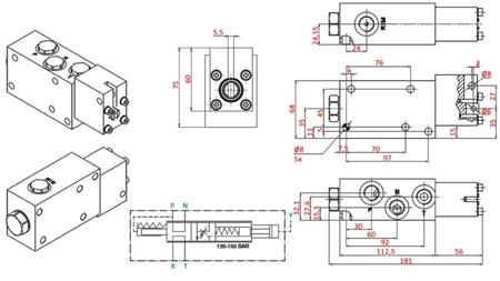 HYDRAULIC PROPORTIONAL TRACTOR BRAKE VALVE MECHANICAL