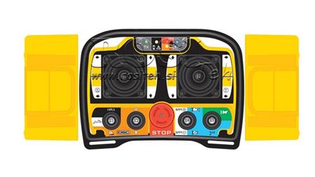 CONTROL RADIO DE LA DISTANȚĂ - PROPORȚIONAL - ZEUS2 B2 10016 Plus