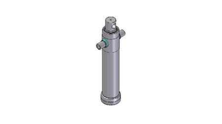 3025F -CILINDRU TELESCOPIC STANDARD/GAURĂ 2 ETAPE CĂLĂTORIE 895 DIAMETRU 95