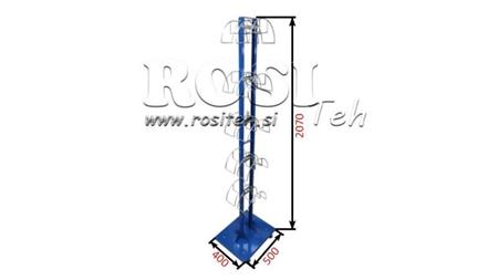 CARUȚ PENTRU STOCAREA HOSELOR HIDRAULICE 10 LOCURI