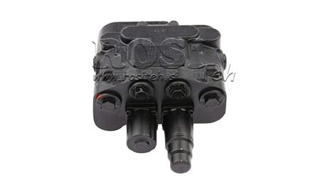 VALVĂ DE CONTROL HIDRAULIC DLM-122/2 2xP80 L/min SENSIBILITATE LA ÎNCĂRCĂTURĂ CU FUNCȚIE FLOAT