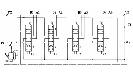 MANUAL SUPAPĂ HIDRAULICĂ MONOBLOC 4xZ80