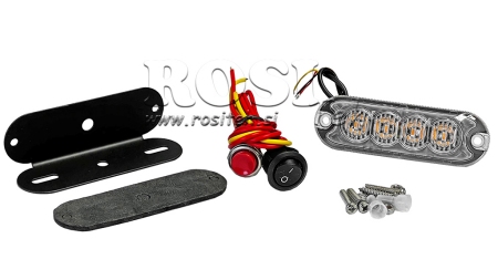 LAMPĂ STROBOSCOPICĂ LED 12/24 V