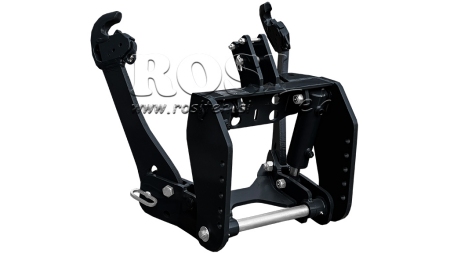 TIRANȚI FRONTALI UNIVERSALI PENTRU TRACTOR CAT.2 1500KG NEGRU (RAL 9005)