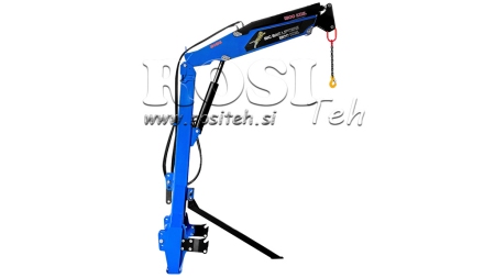 TRACTOR THREE-POINT CRANE - HYDRAULIC ARM 1200 KG