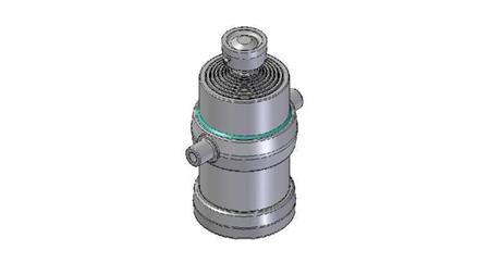 8022S - TELESCOPISK CYLINDER STANDARD/BALL 8 STEG RESA 2290 DIAMETER 215