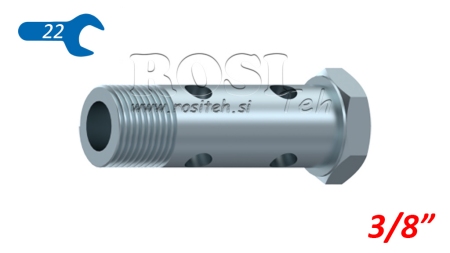 ȘURUB HIDRAULIC HOLLOW DUBLU 3/8