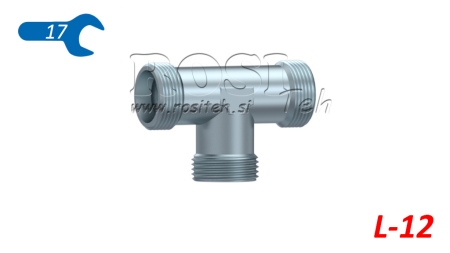 T-PIESE HIDRAULICĂ L-12 CU NUT