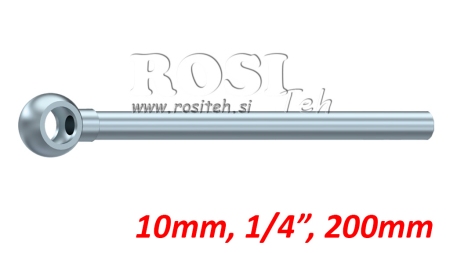 FURTUN METALIC BANJO 10mm 1/4 200mm