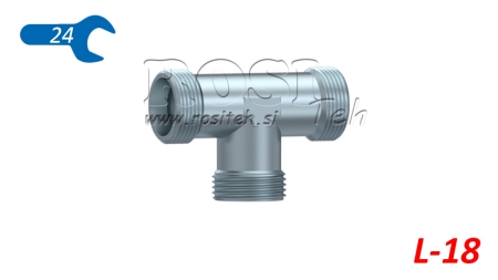 T-PIESE HIDRAULICĂ L-18 CU NUT