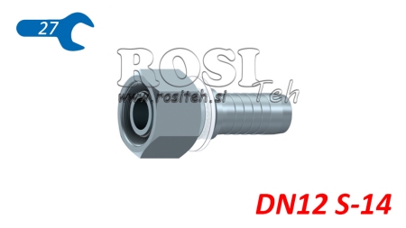 CONEXIUNE HIDRAULICĂ DKOS 14 S FEMELĂ DN12-M22X1.5