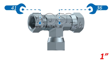 HIDRAVLIČNI T KOM VRTLJIVA MATICA BSP 1