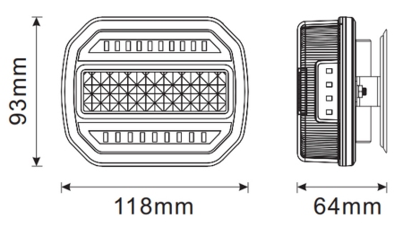 KIT LUMINA MAGNETICA LED - CANBUS FARA FARA 12/24V