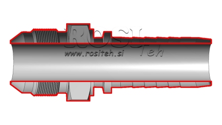 HIDRAVLIČNI PRIKLJUČEK AGJ JIC74° MOŠKI DN10-9/16-18