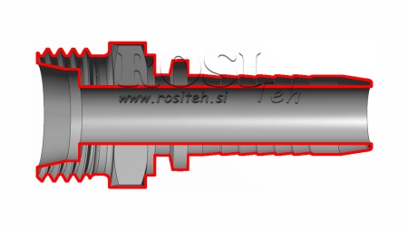 CONEXIUNE HIDRAULICĂ CEL 22 L CU BĂRBAT DN19-M30X2