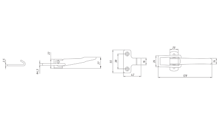 ÎNCHIDERE PANOU LATERAL REMORCĂ, TIP NAPA XL