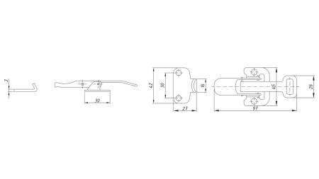 ÎNCHIDERE PANOU LATERAL REMORCĂ, TIP NAPA L
