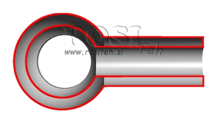 RACORD TIP OCHI (BANJO) 3/8 40mm
