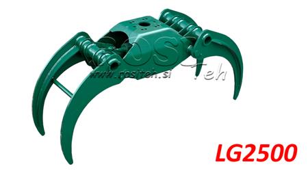 GRIPURI PENTRU FORESTIER PENTRU BIOMASĂ LG2500 KG - 1500 MM