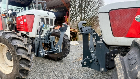 KOMPLETNÝ TROJBODOVÝ ZÁVES NA TRAKTOR UNIVERZÁLNY 2KAT PRE TRAKTOR 1500kg
