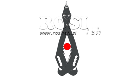 HAND FORESTRY GRAPPLES GRIPPER HD70 (700 MM) - PAINTED