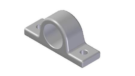 HÅLLARE FÖR TELESCOPISK CYLINDER FI45