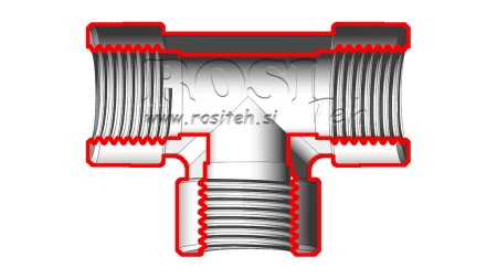 HIDRAVLIČNI T KOM ŽENSKI-ŽENSKI 1/2