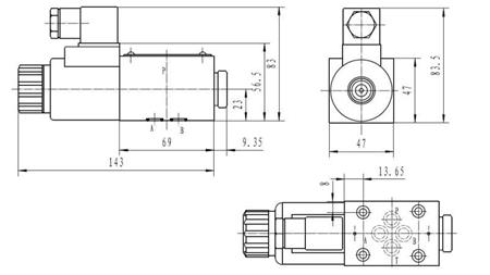 DIMENSIUNI BOBINĂ CETOP 3_1 - 51B
