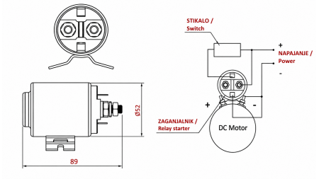 ELECTRIC STARTER 24V