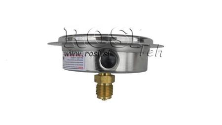 MANOMETRU DN100 SPATE 0 - 60 BAR - 1/2