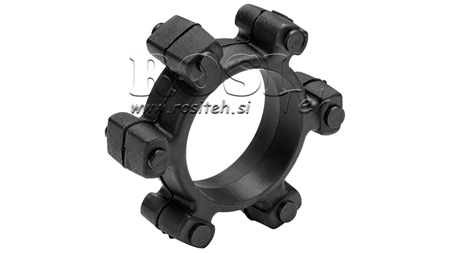 CUPLAJ TIP STEA PENTRU INSERȚIE DIN CAUCIUC ND16-ND17 (74mm)