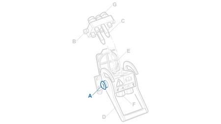 BUTON DE SIGURANȚĂ PENTRU MULTI-FASTER 3/8 2CĂI PARTE FIXĂ