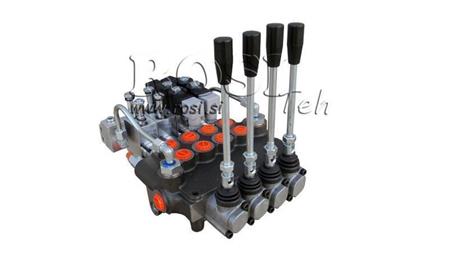 VALVĂ HIDRAULICĂ 4xP80 - EO 12V