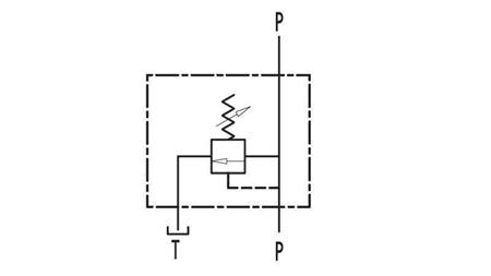 HYDRAULISK TRYKKREGULATOR VMP 1/2 20-260 BAR - diagram