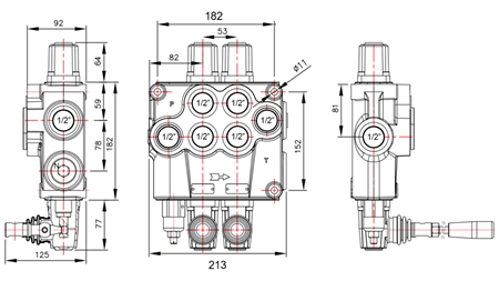 MANUAL SUPAPĂ HIDRAULICĂ MONOBLOC 2xP120