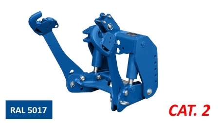 TIRANȚI FRONTALI UNIVERSALI PENTRU TRACTOR CAT.2 1500KG - ALBASTRU (RAL 5017)