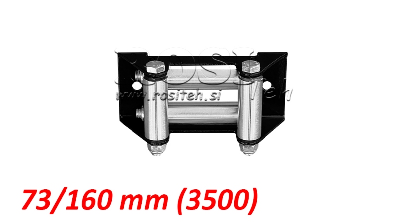 GHIDAJ CU ROLE PENTRU CABLU DE OȚEL (3500) 73x160