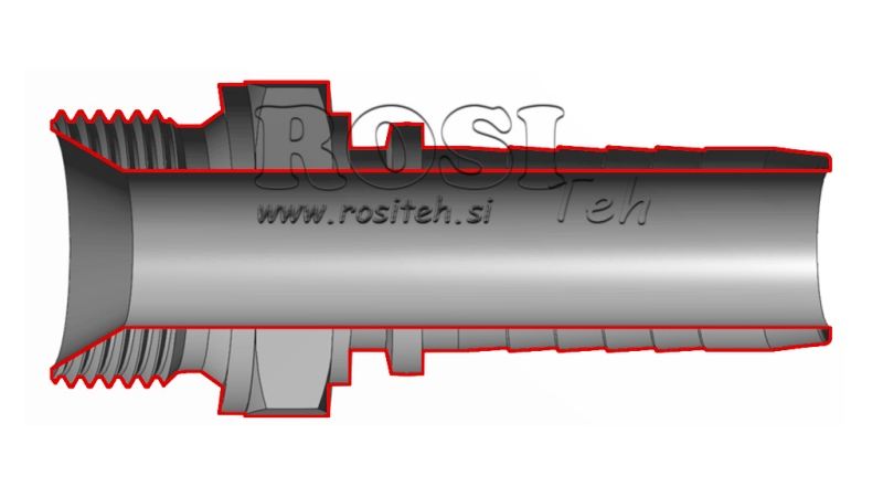 HIDRAVLIČNI PRIKLJUČEK BSP MOŠKI DN16-M26x1,5