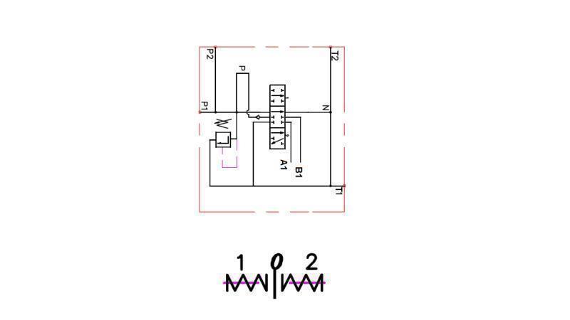 DIAGRAMĂ DE CABLARE 1xP40 UNIDIRECȚIONALĂ C1
