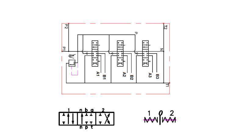 DIAGRAMĂ DE CABLARE 3xP40