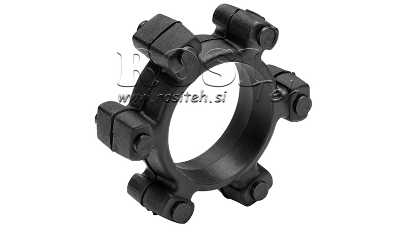 CUPLAJ TIP STEA PENTRU INSERȚIE DIN CAUCIUC ND11-ND13-ND15 (55mm)