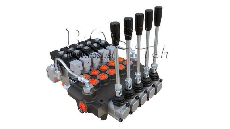 VALVĂ HIDRAULICĂ 5xP80 - EO 12V