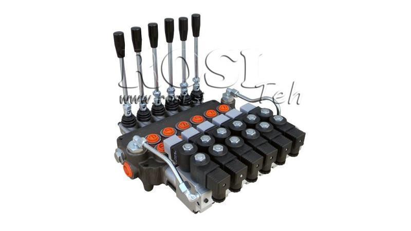 VALVĂ HIDRAULICĂ 6xP80 - EO 12V