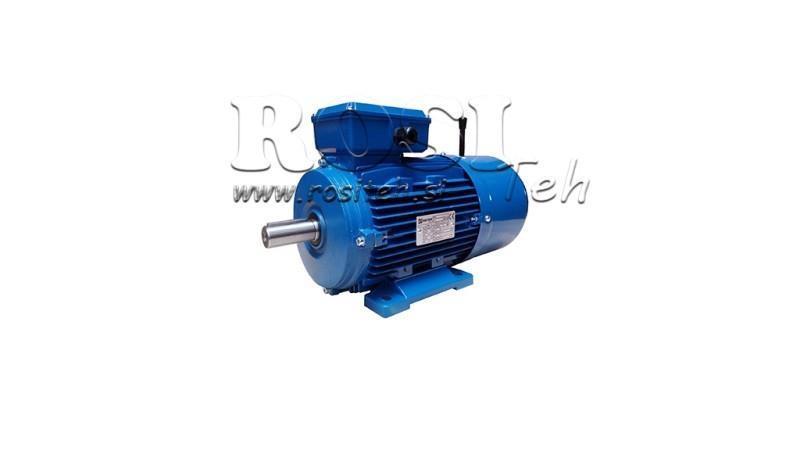 0.37KW - ELECTRIC MOTOR WITH BRAKE MSH 71 2-4_1370RPM 3 PHASE LEGS-B3