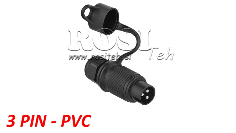 WTYCZKA PVC 3-PINOWA