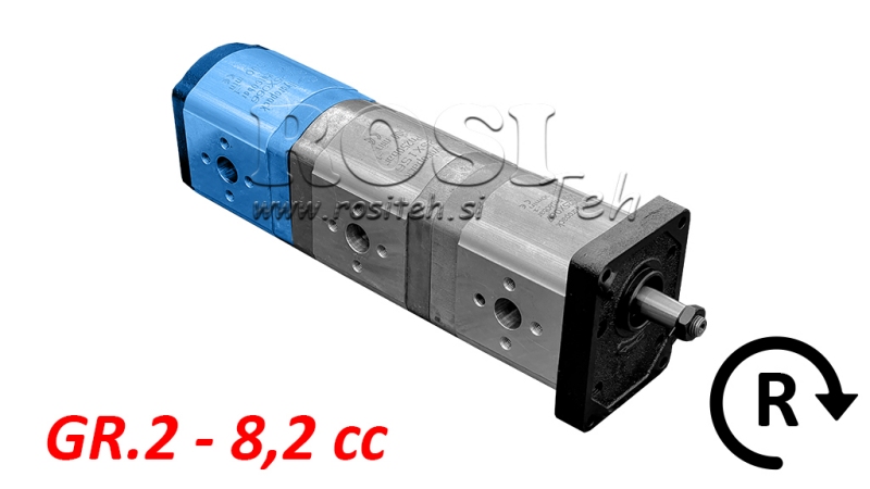 HYDRAULIC PUMP 20C8,2X066 REAR GR.2 8.2 CC RIGHT